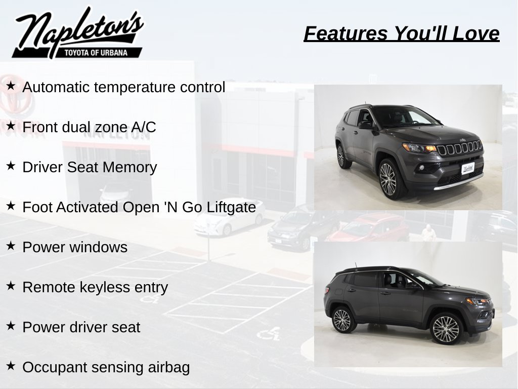 Used 2023 Jeep Compass Limited w/ Sun and Sound Group AWD/4WD image 13