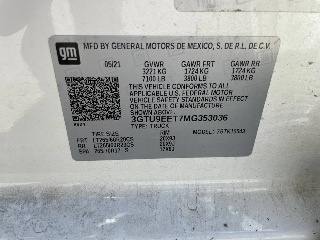 Used 2021 GMC Sierra 1500 AT4 w/ AT4 Preferred Package AWD/4WD image 14