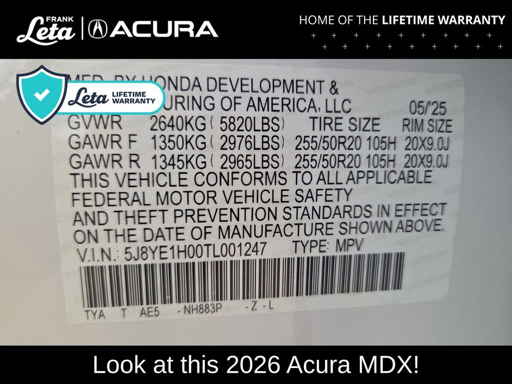 New 2026 Acura MDX A-Spec image 28
