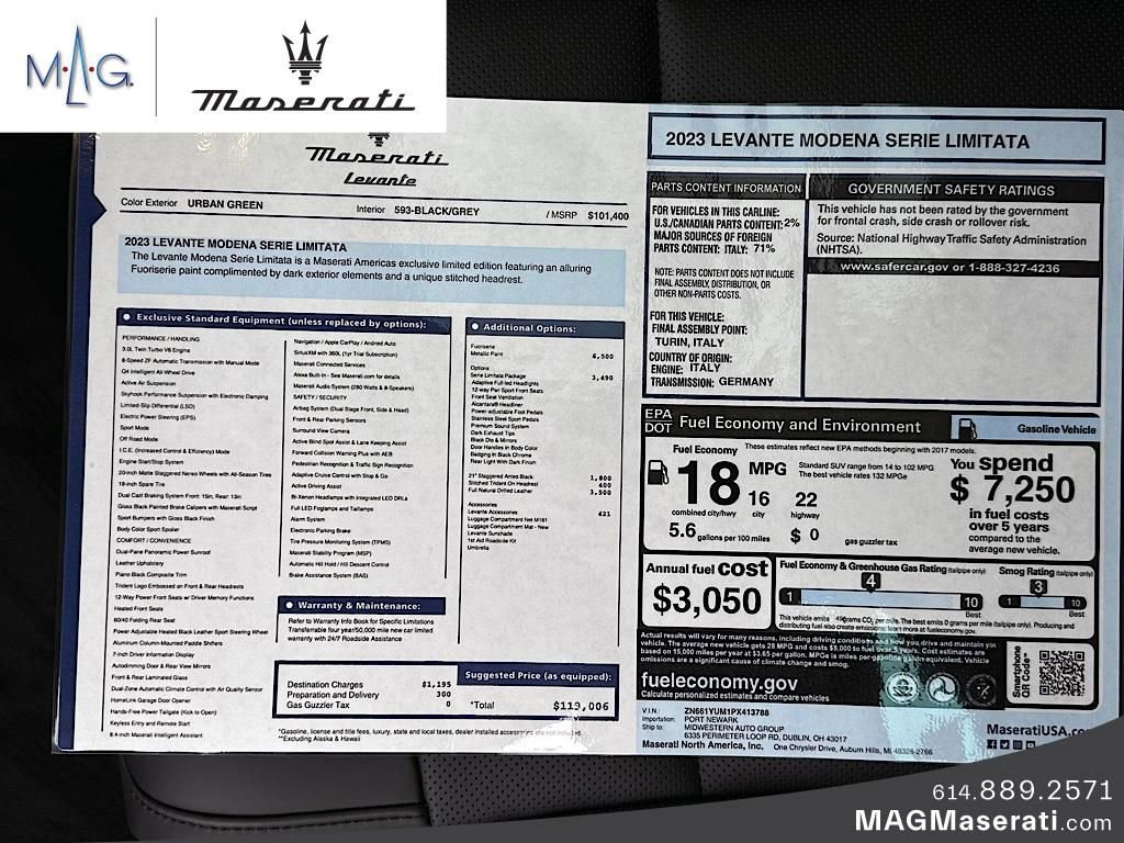 New 2023 Maserati Levante Modena image 58
