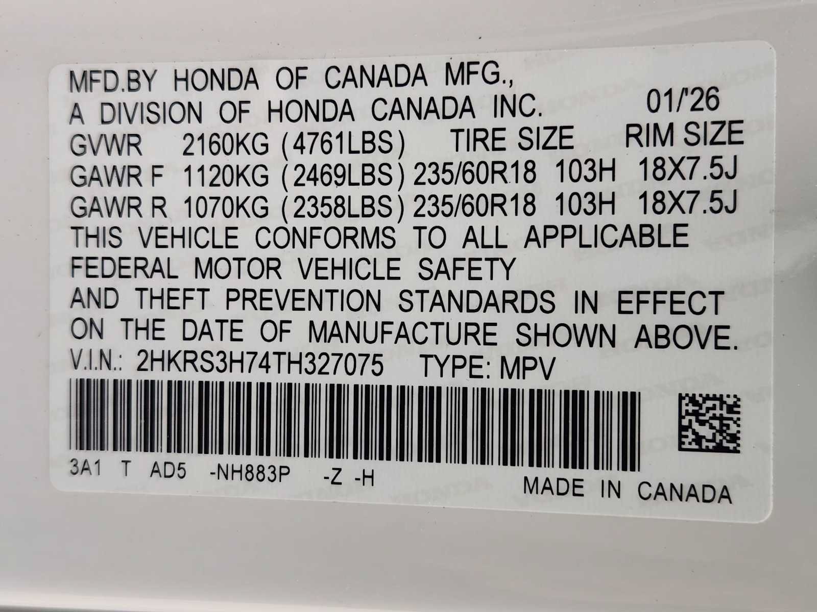 Certified 2026 Honda CR-V EX-L image 31