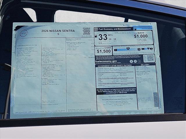 New 2026 Nissan Sentra S w/ S Cold Weather Package image 18