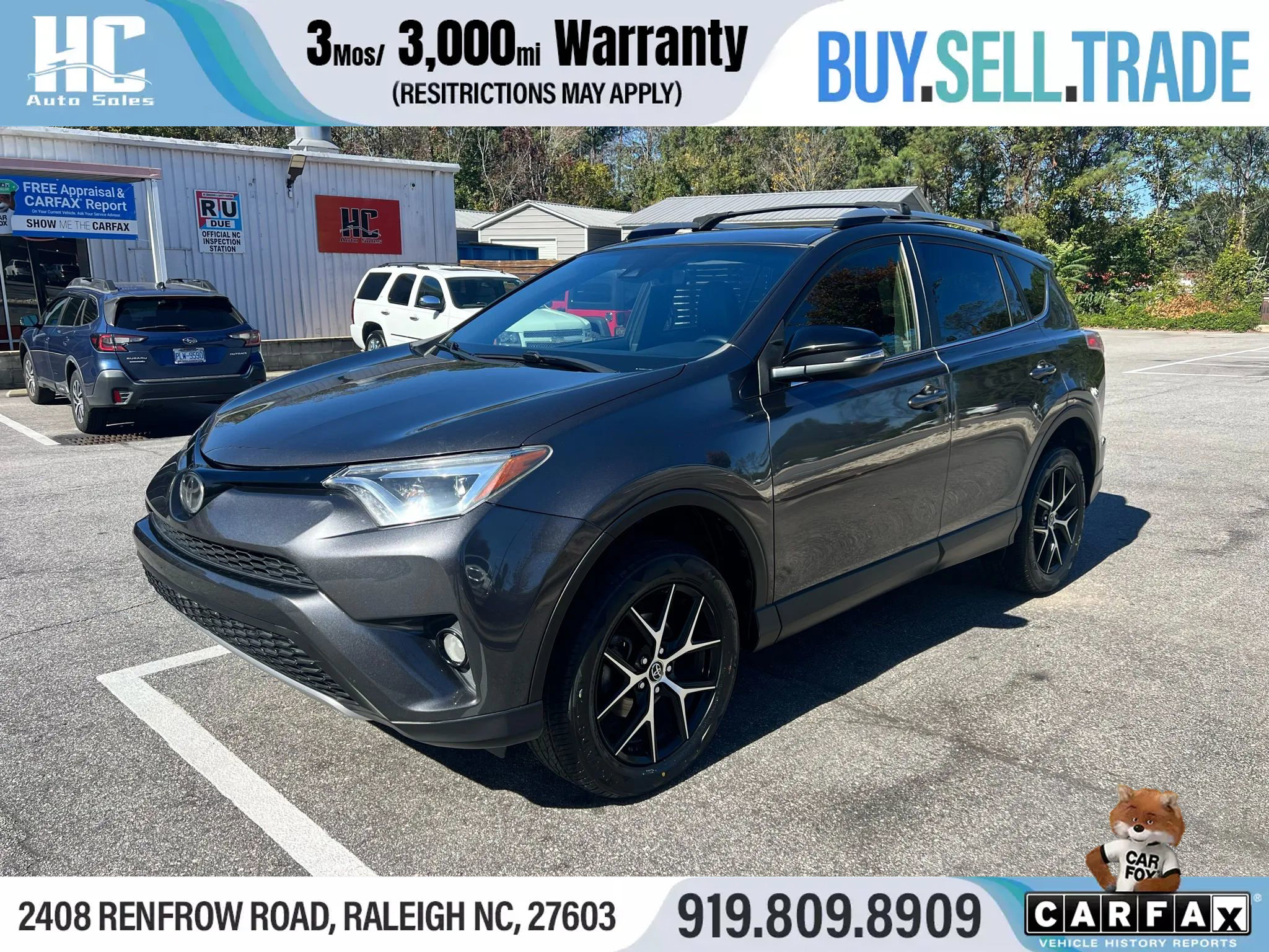 Used 2018 Toyota RAV4 SE w/ Power Extra Value Package