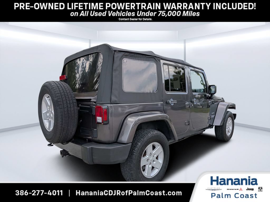 Used 2017 Jeep Wrangler Unlimited Sahara w/ Connectivity Group AWD/4WD image 3