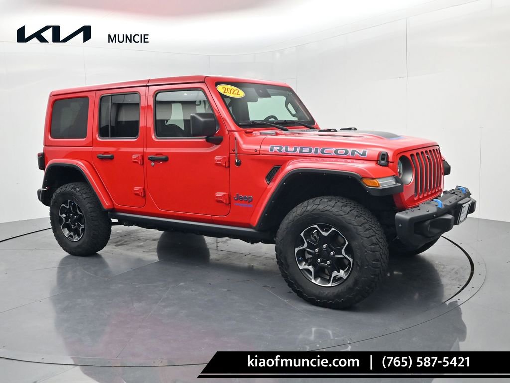 Used 2022 Jeep Wrangler Unlimited Rubicon 4xe w/ Steel Bumper Group image 1