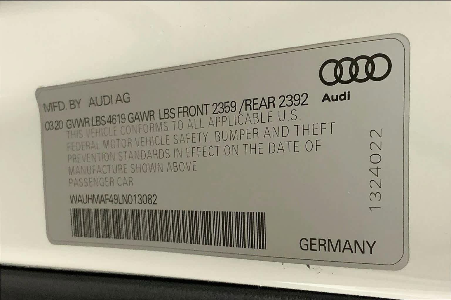 Used 2020 Audi A4 2.0T Premium Plus w/ Premium Plus Package FWD image 33