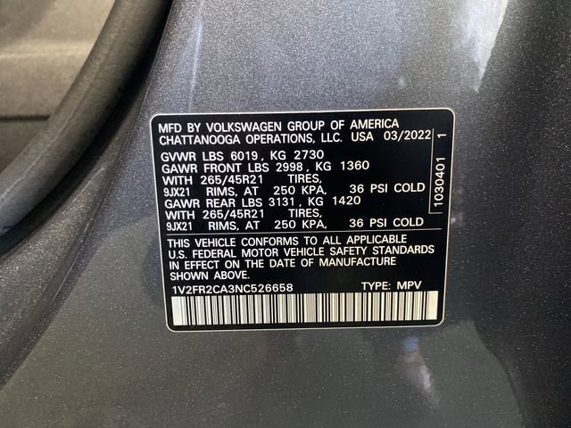 Used 2022 Volkswagen Atlas SEL Premium image 43