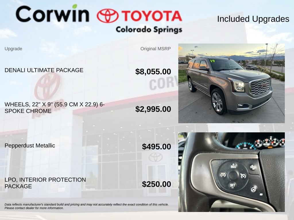 Used 2019 GMC Yukon Denali w/ Denali Ultimate Package AWD/4WD image 4