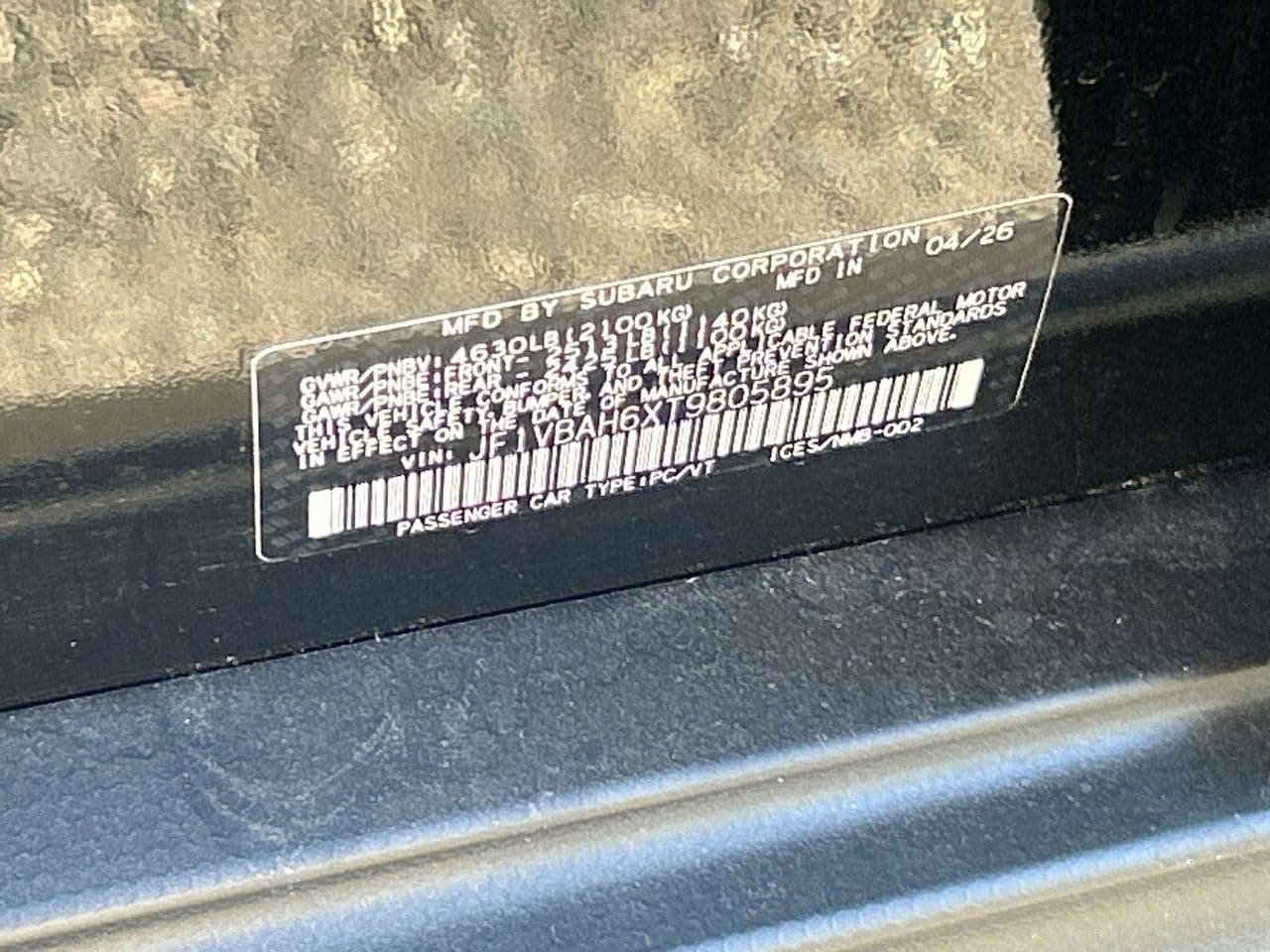 New 2026 Subaru WRX AWD/4WD image 27