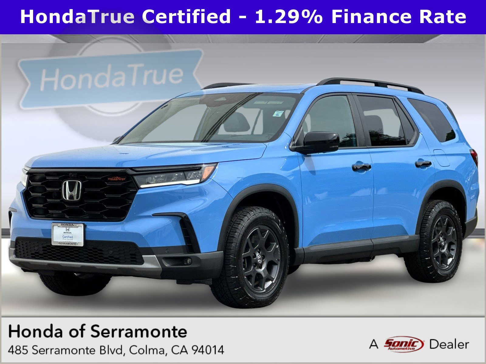 Certified 2025 Honda Pilot TrailSport