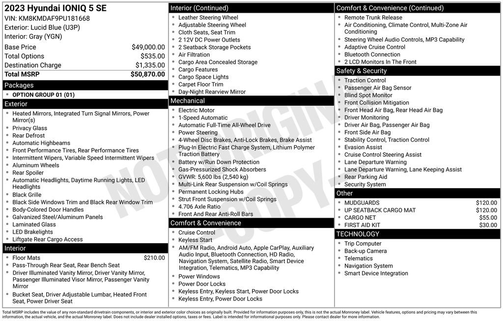 Used 2023 Hyundai Ioniq 5 SE image 17