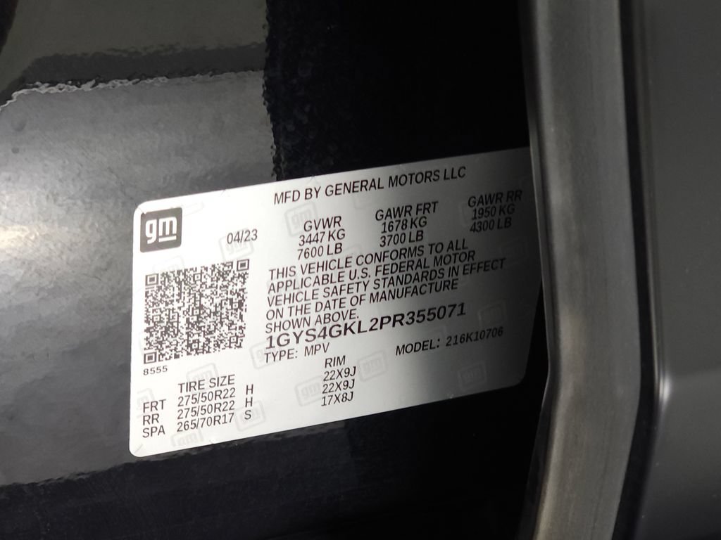 Certified 2023 Cadillac Escalade Sport Platinum w/ LPO, ONYX Package AWD/4WD image 50