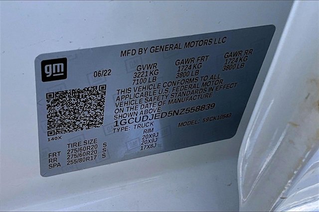 Used 2022 Chevrolet Silverado 1500 High Country w/ Z71 Off-Road Package image 20