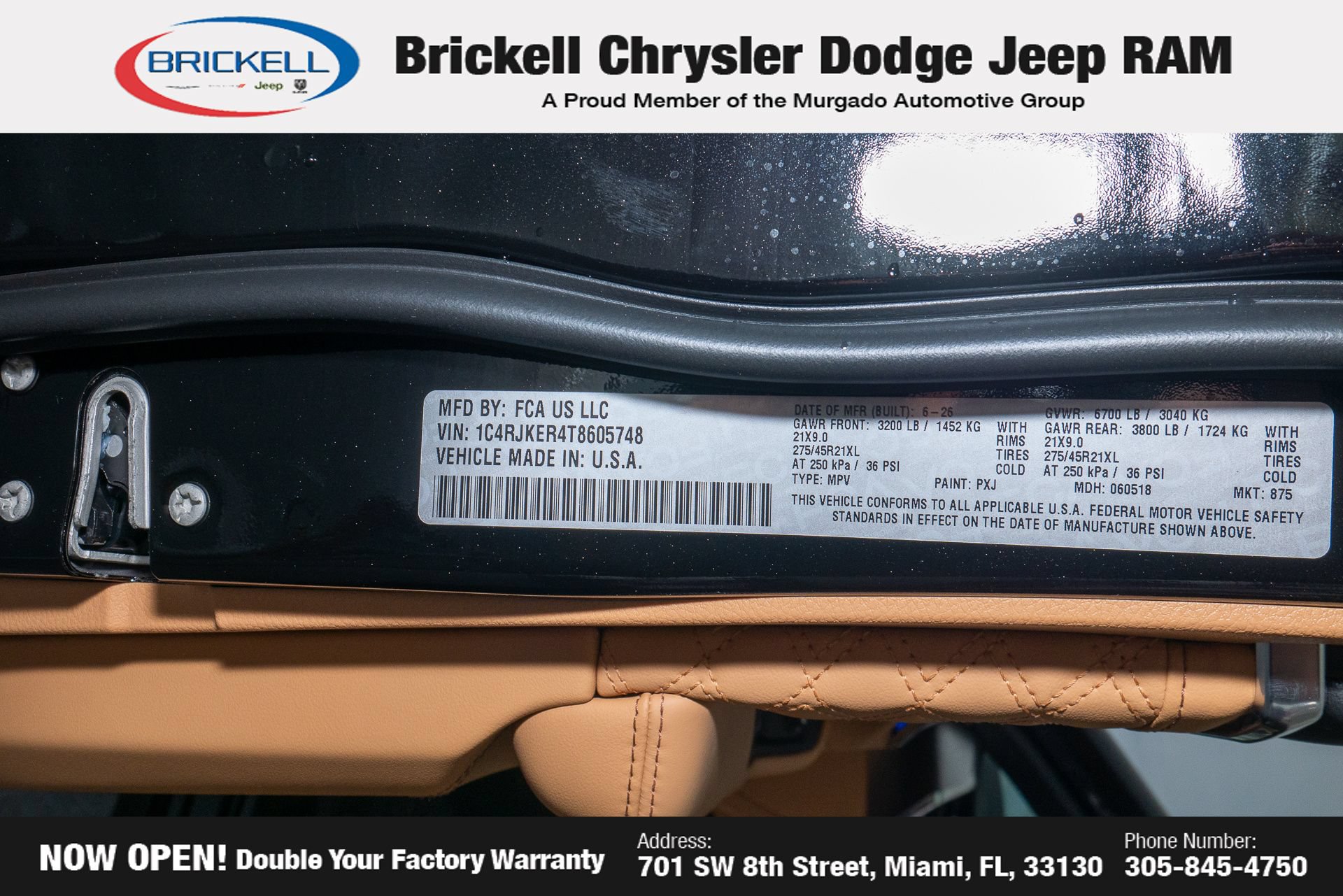 New 2026 Jeep Grand Cherokee L Summit w/ Obsidian Package AWD/4WD image 35