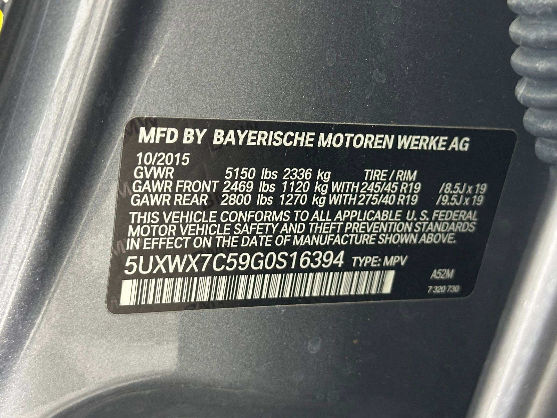 Used 2016 BMW X3 xDrive35i image 18