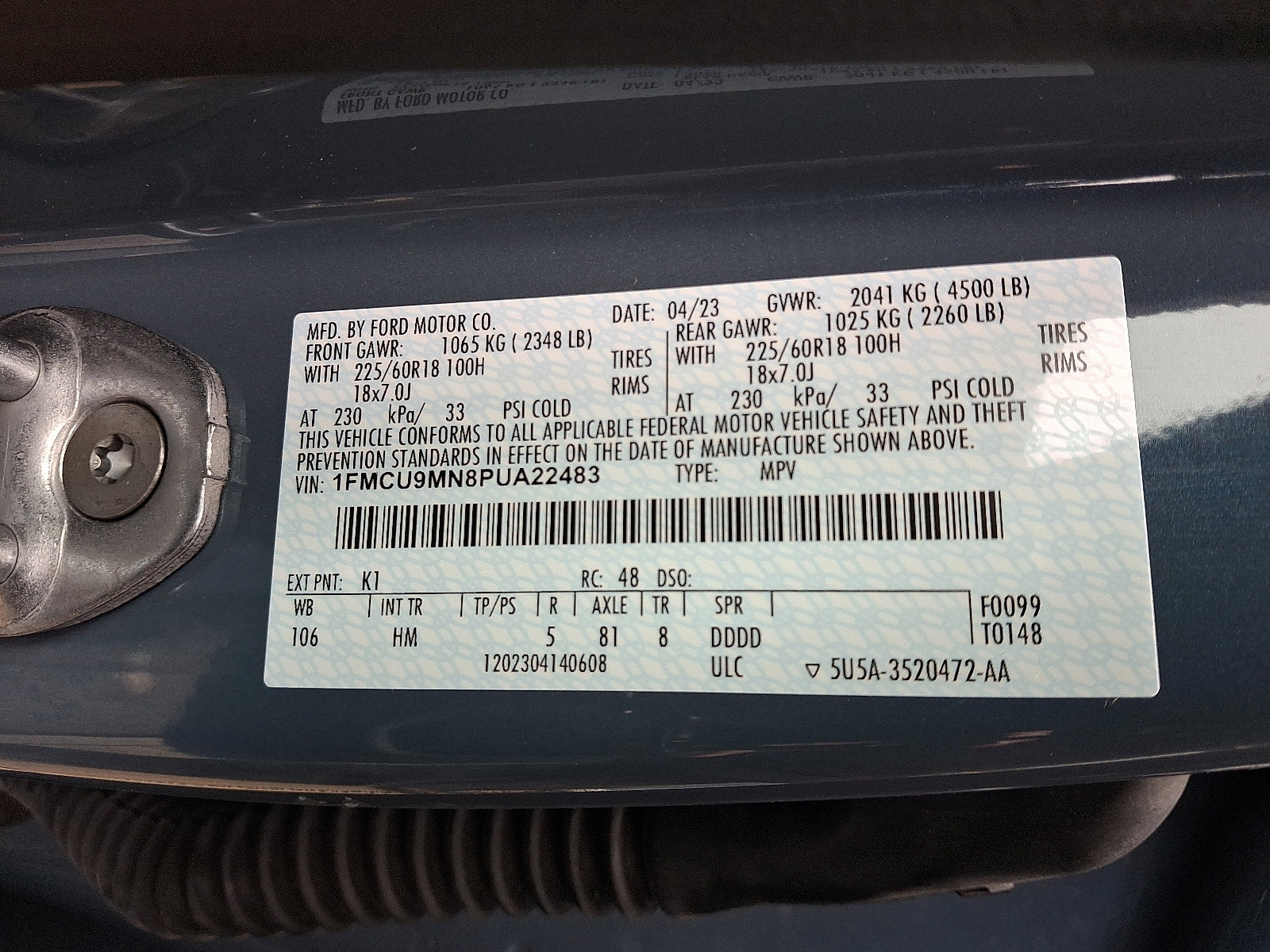 Certified 2023 Ford Escape ST-Line w/ Tech Pack #1 image 27