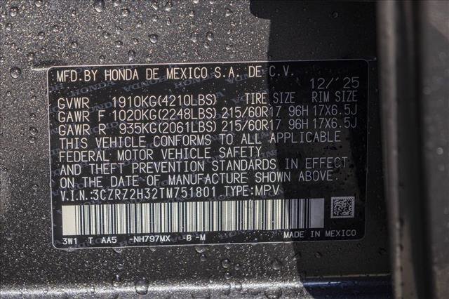 New 2026 Honda HR-V LX image 24