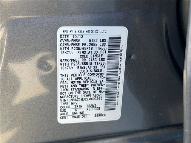 Used 2014 Nissan Murano SV w/ Value Package image 17