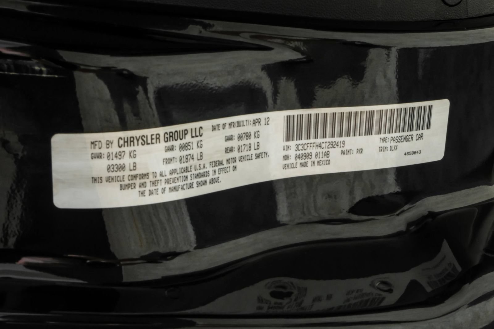 Used 2012 FIAT 500 Abarth w/ Safety & Convenience Pkg FWD image 44