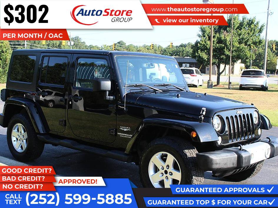 Used 2015 Jeep Wrangler Unlimited Sahara w/ Dual Top Group AWD/4WD image 4