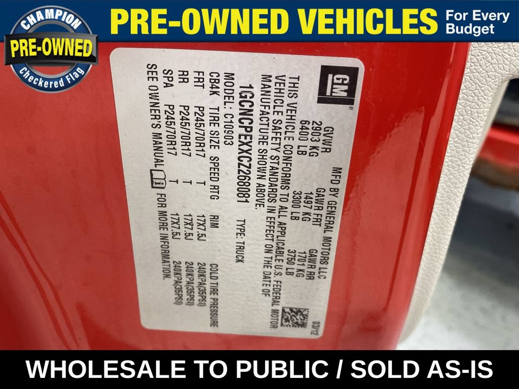 Used 2012 Chevrolet Silverado 1500 W/T w/ LS Package RWD image 35