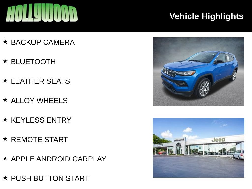 Certified 2022 Jeep Compass Latitude AWD/4WD image 3