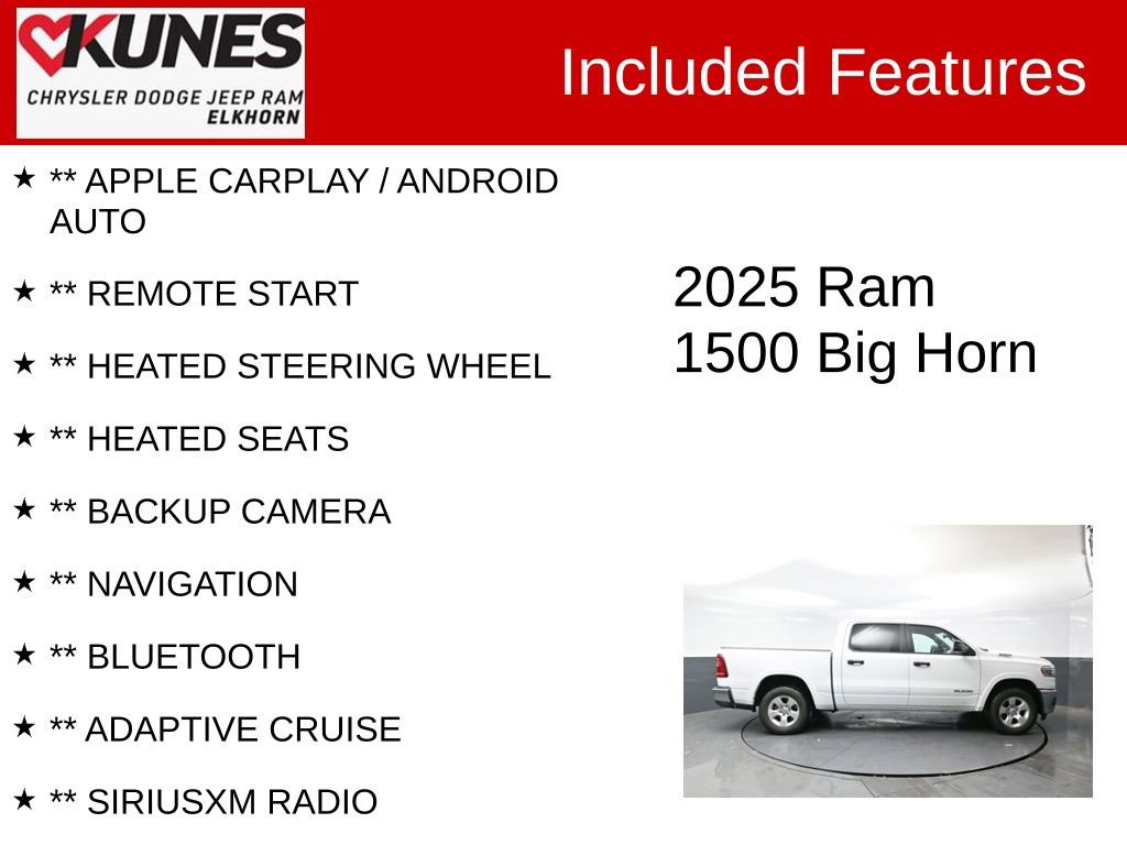 Used 2025 RAM 1500 Big Horn image 3