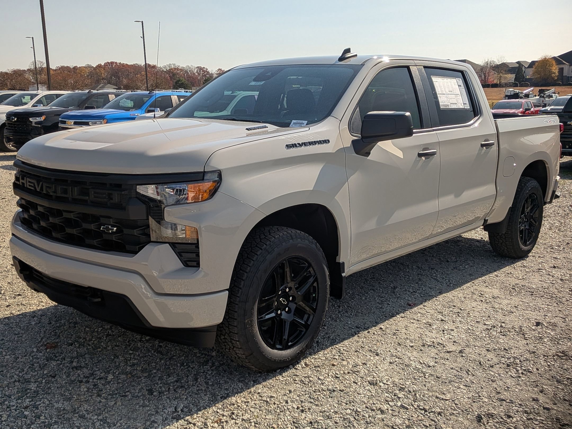 New 2026 Chevrolet Silverado 1500 Custom w/ Turbomax Blackout Package image 3