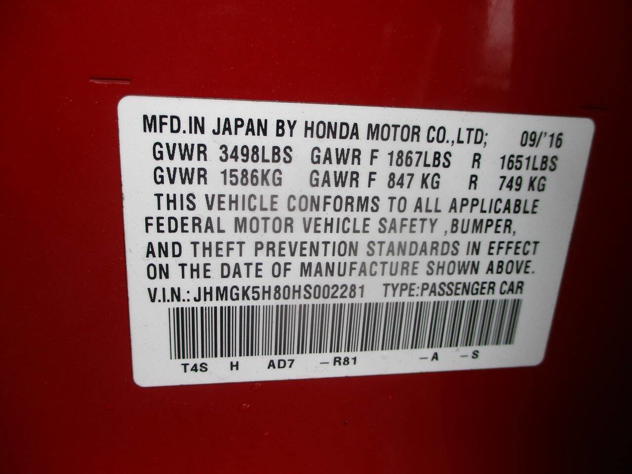 Used 2017 Honda Fit EX-L image 17