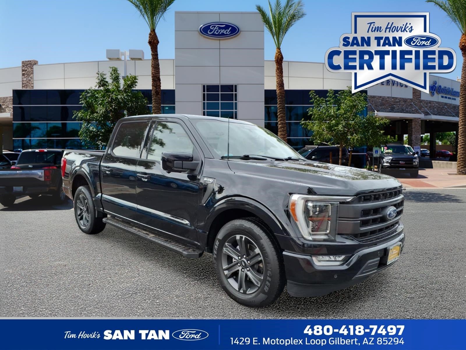 Certified 2023 Ford F150 Lariat w/ Equipment Group 502A High RWD image 1