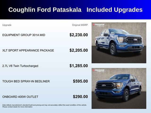 Used 2023 Ford F150 XLT w/ Equipment Group 301A Mid AWD/4WD video 3