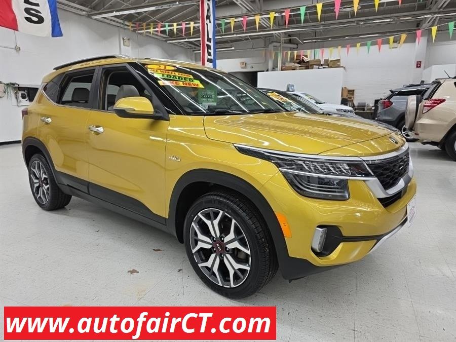 Used 2021 Kia Seltos SX w/ SX Sunroof Package AWD/4WD image 1