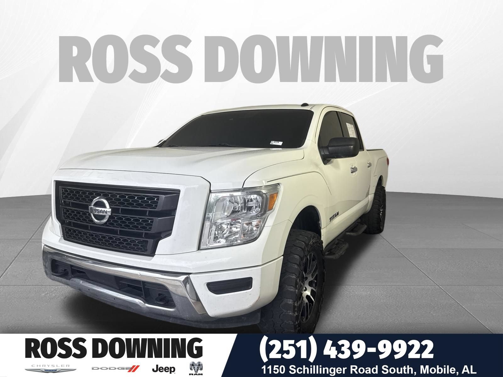 Used 2021 Nissan Titan SV w/ Off Road Protection Package AWD/4WD image 1