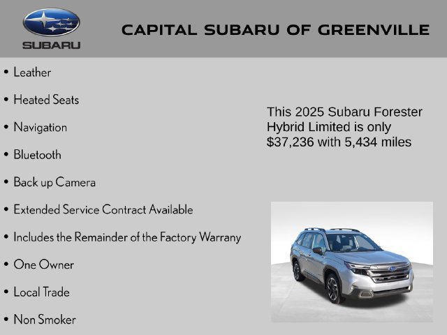 Certified 2025 Subaru Forester Limited AWD/4WD image 4
