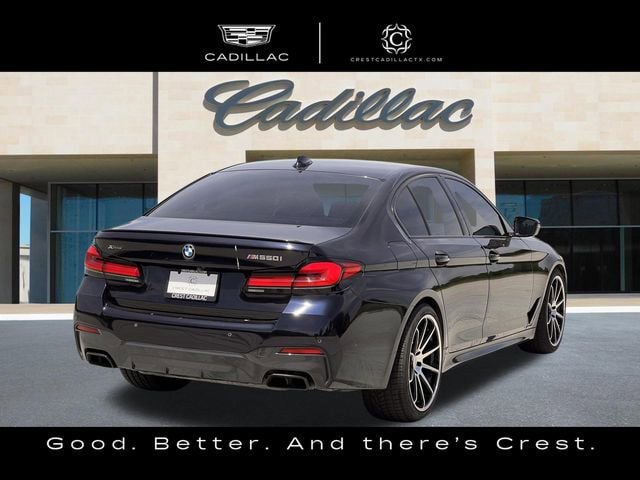 Used 2023 BMW M550i xDrive w/ Dynamic Handling Package AWD/4WD video 3