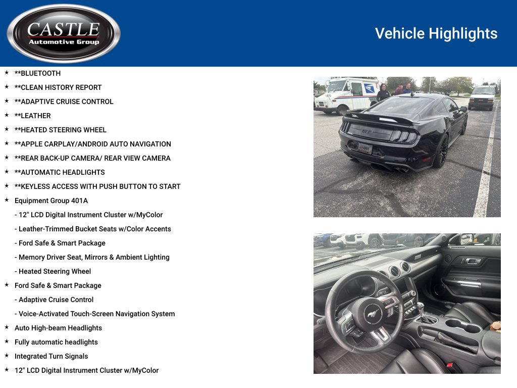 Used 2022 Ford Mustang GT Premium w/ Equipment Group 401A RWD image 3