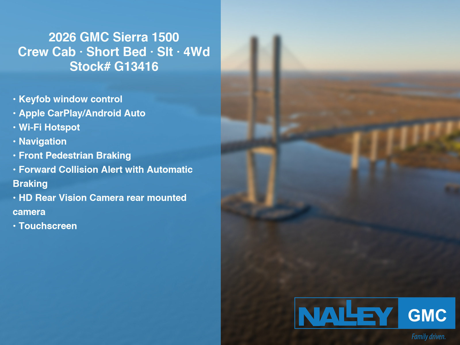 New 2026 GMC Sierra 1500 SLT w/ SLT Convenience Package AWD/4WD image 7