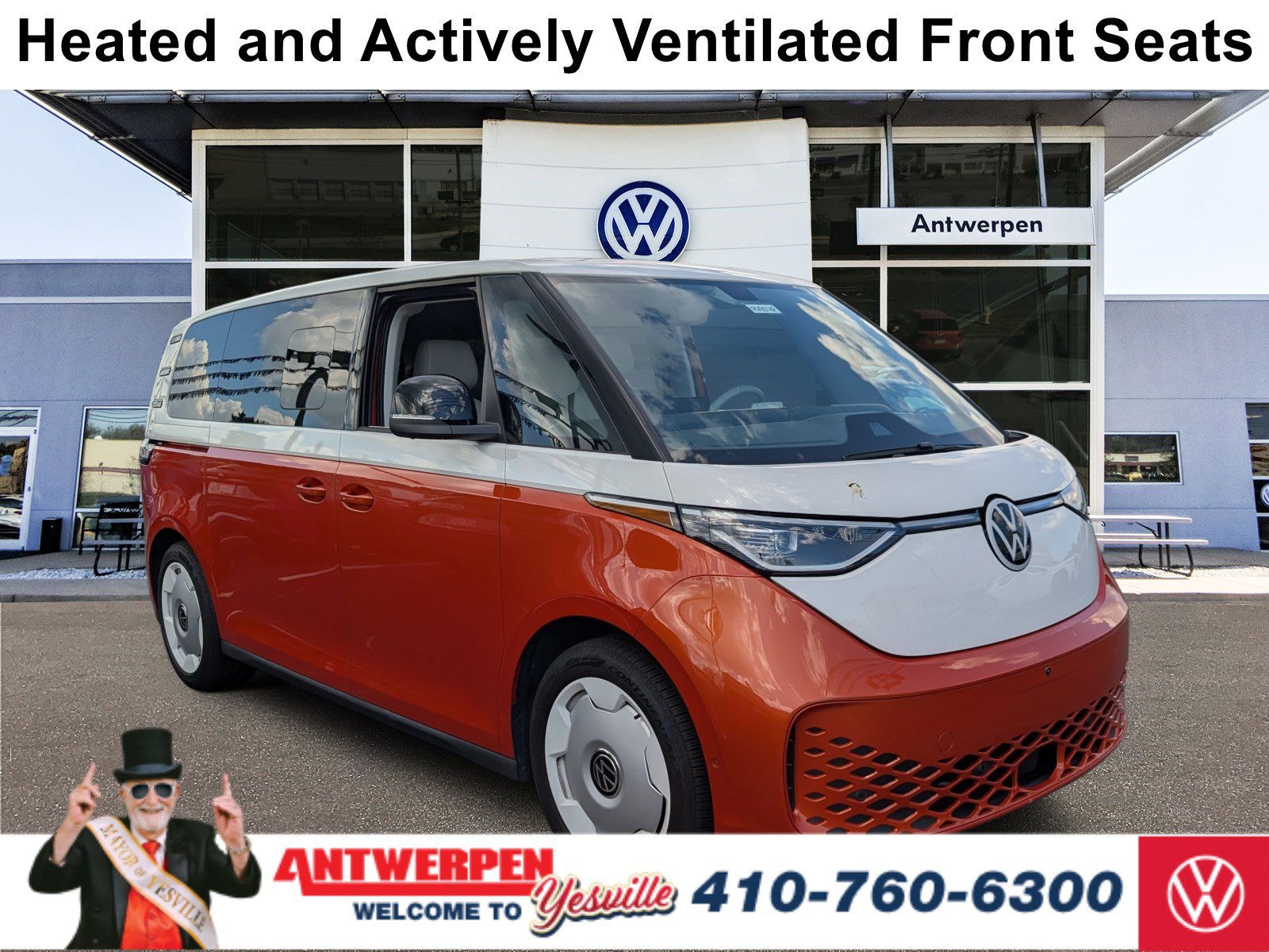 Used 2025 Volkswagen ID. Buzz Pro S Plus w/ Cupholders Package
