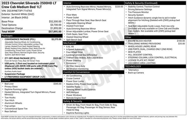 Used 2023 Chevrolet Silverado 2500 LT w/ Convenience Package image 38