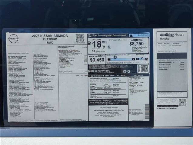 New 2026 Nissan Armada Platinum RWD image 23