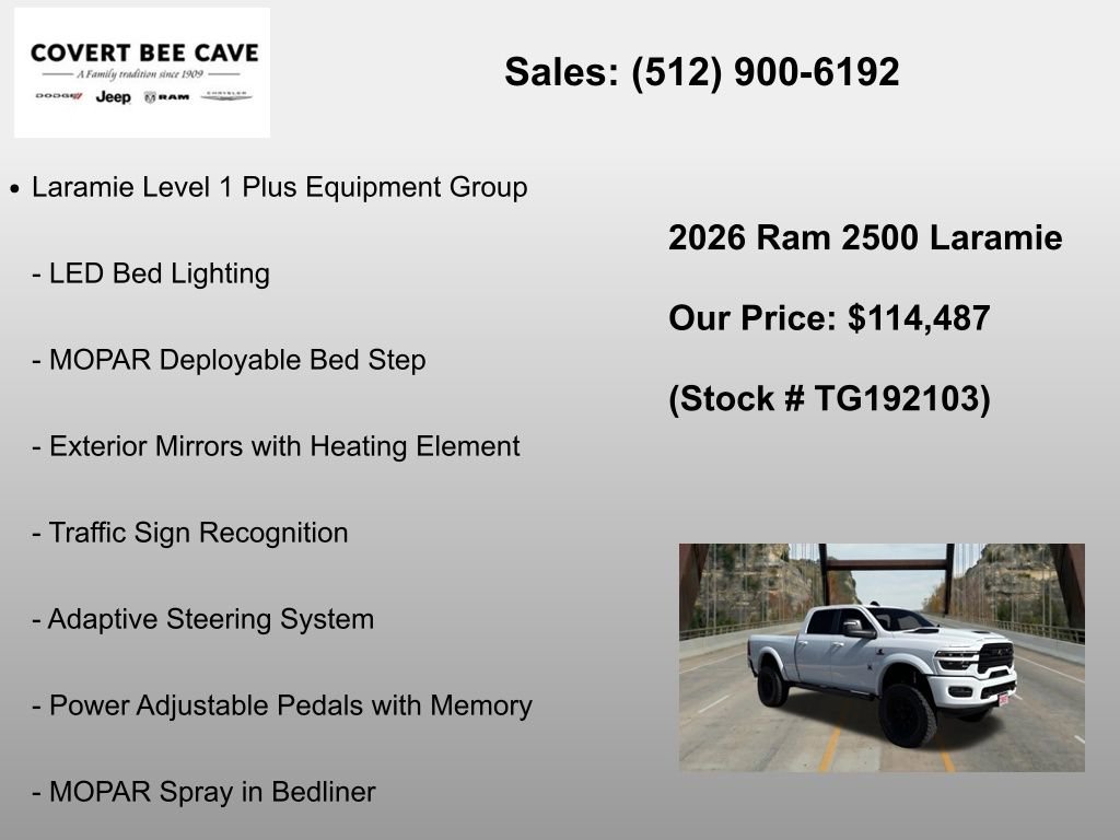 New 2026 RAM 2500 Laramie w/ Night Edition AWD/4WD image 24