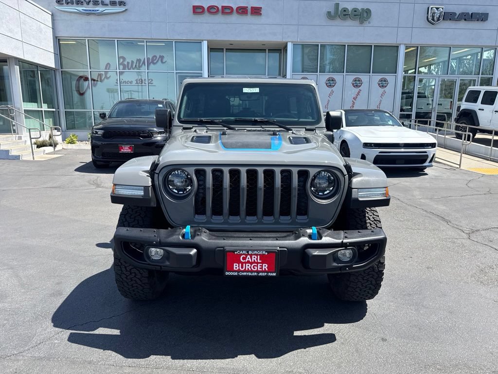 Used 2023 Jeep Wrangler Unlimited Rubicon 4xe w/ Steel Bumper Group AWD/4WD image 2