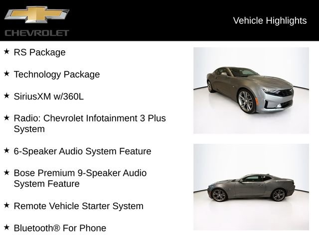 Certified 2021 Chevrolet Camaro LT w/ RS Package image 5