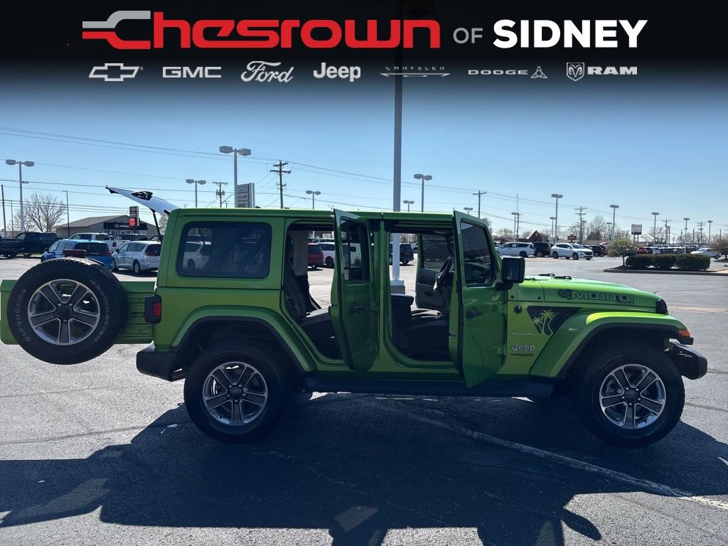 Used 2019 Jeep Wrangler Unlimited Sahara w/ Uconnect 4C Nav & Sound Group AWD/4WD image 19