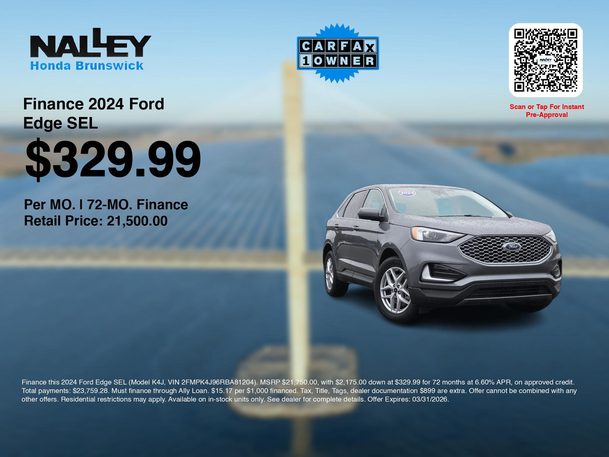 Used 2024 Ford Edge SEL image 3