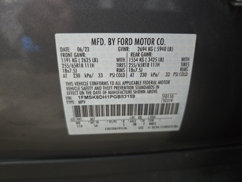 Used 2023 Ford Explorer XLT w/ Equipment Group 202A AWD/4WD image 36