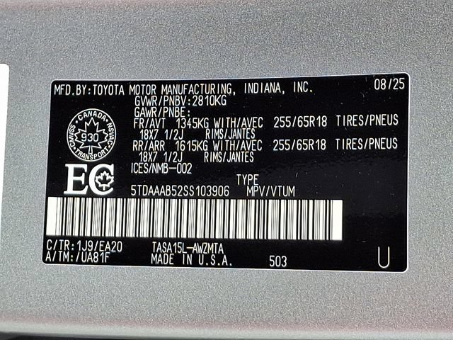 Used 2025 Toyota Grand Highlander AWD image 28