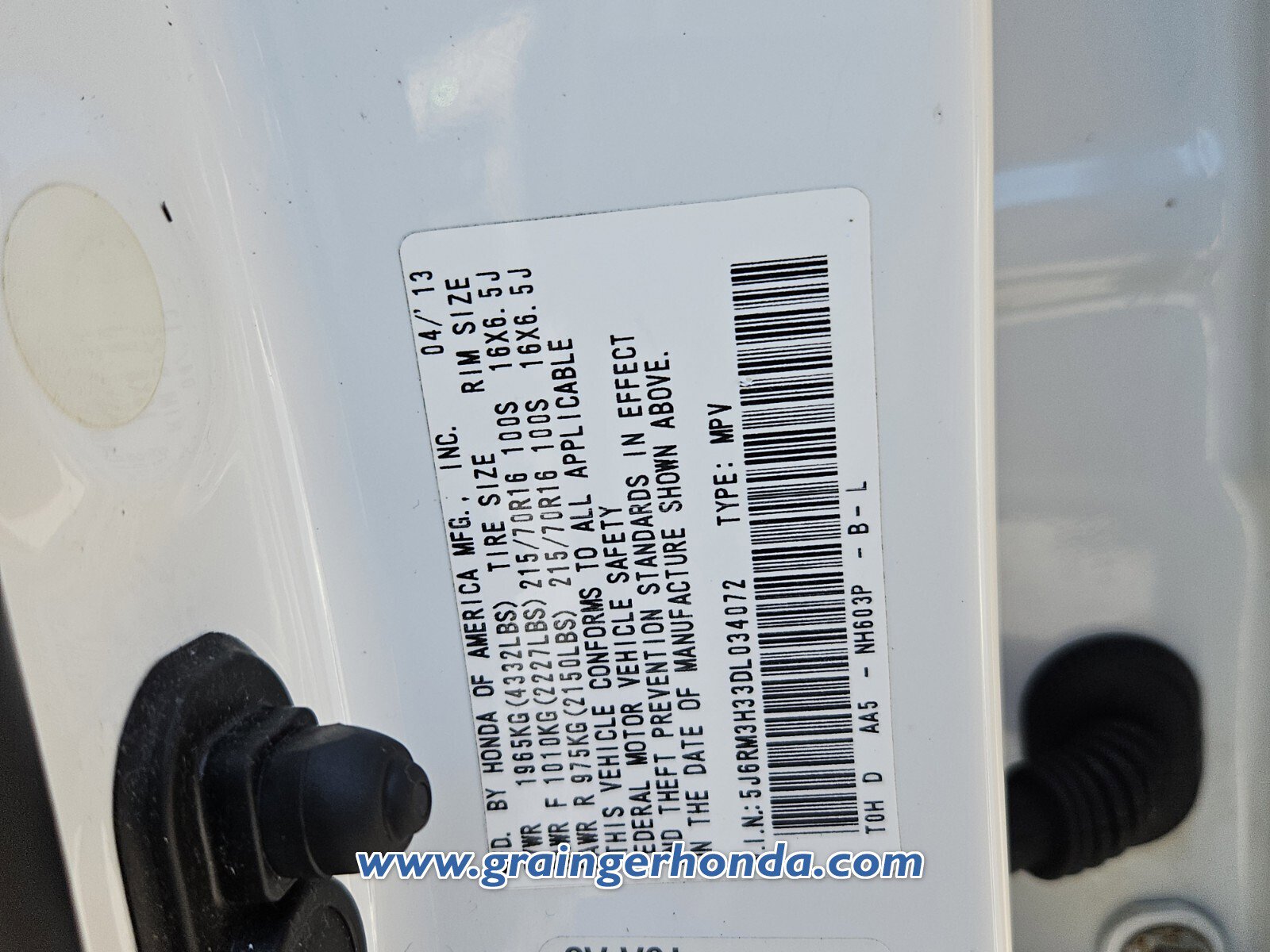 Used 2013 Honda CR-V LX image 14