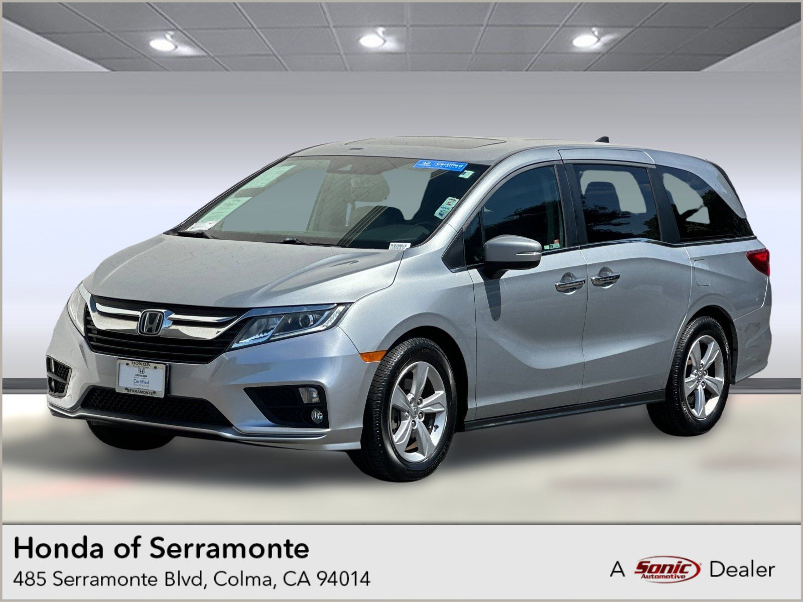 Certified 2019 Honda Odyssey EX-L