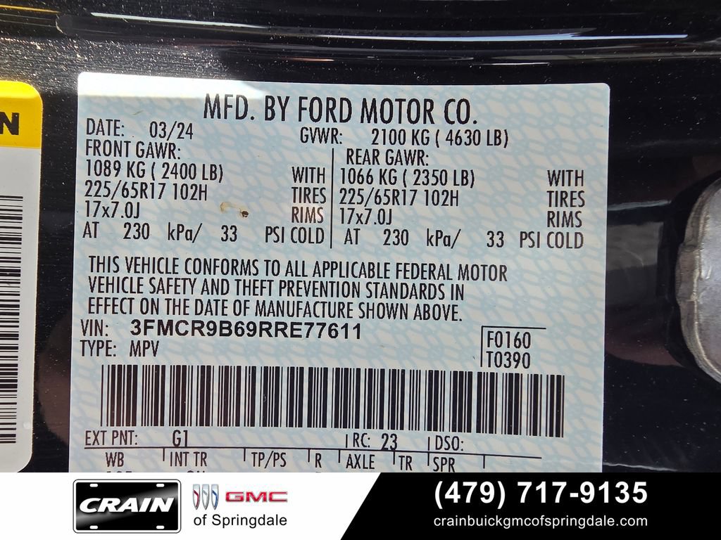 Used 2024 Ford Bronco Sport Big Bend AWD/4WD image 32